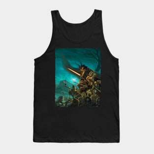 Scarred Lands Cover Art: Hollowfaust: City of Necromancers Tank Top